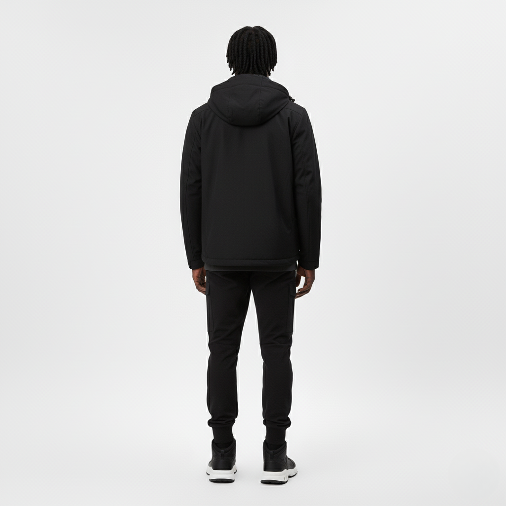 Utility Jacket Hooded Cargo Outerwear