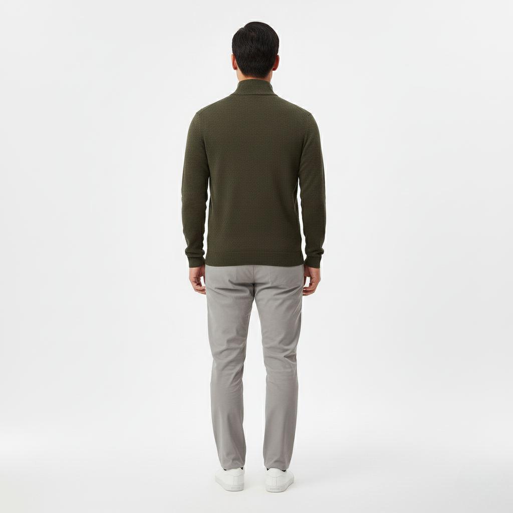 Quarter Zip Sweater Pullover