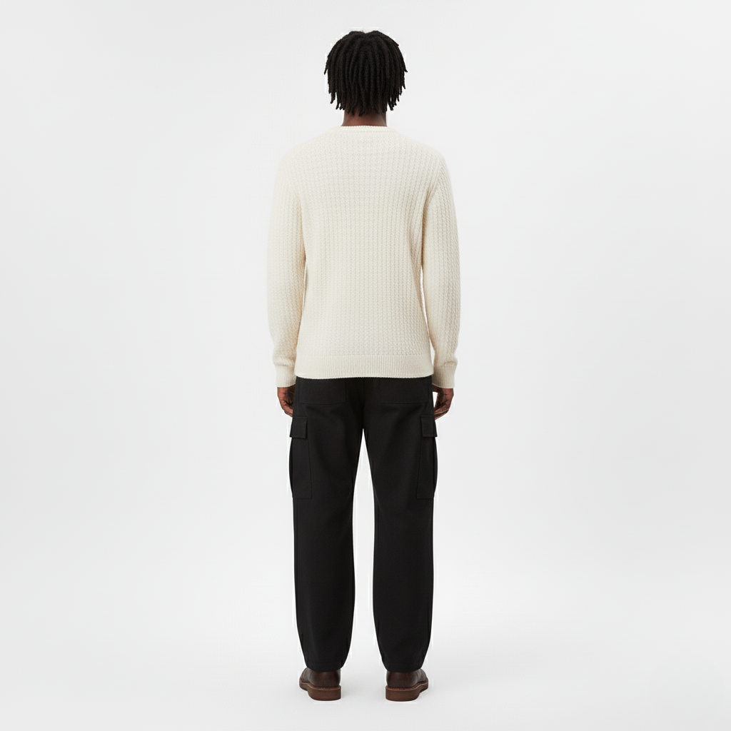 Knit Sweater Classic Crewneck Pullover