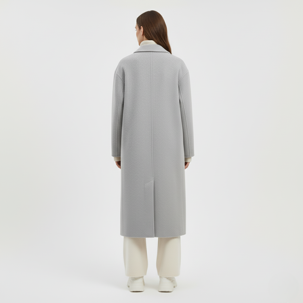 Oversized Wool Blend Coat