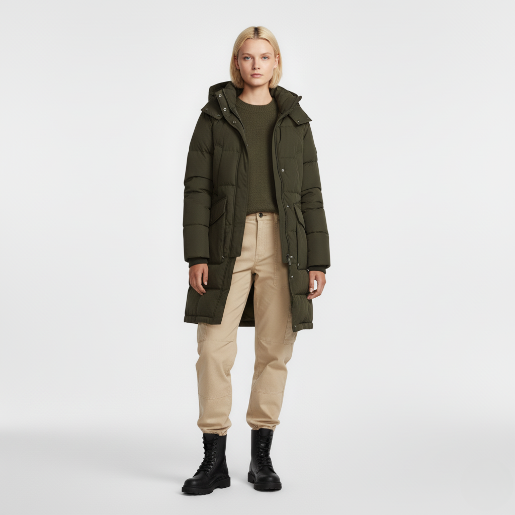 Long Puffer Coat